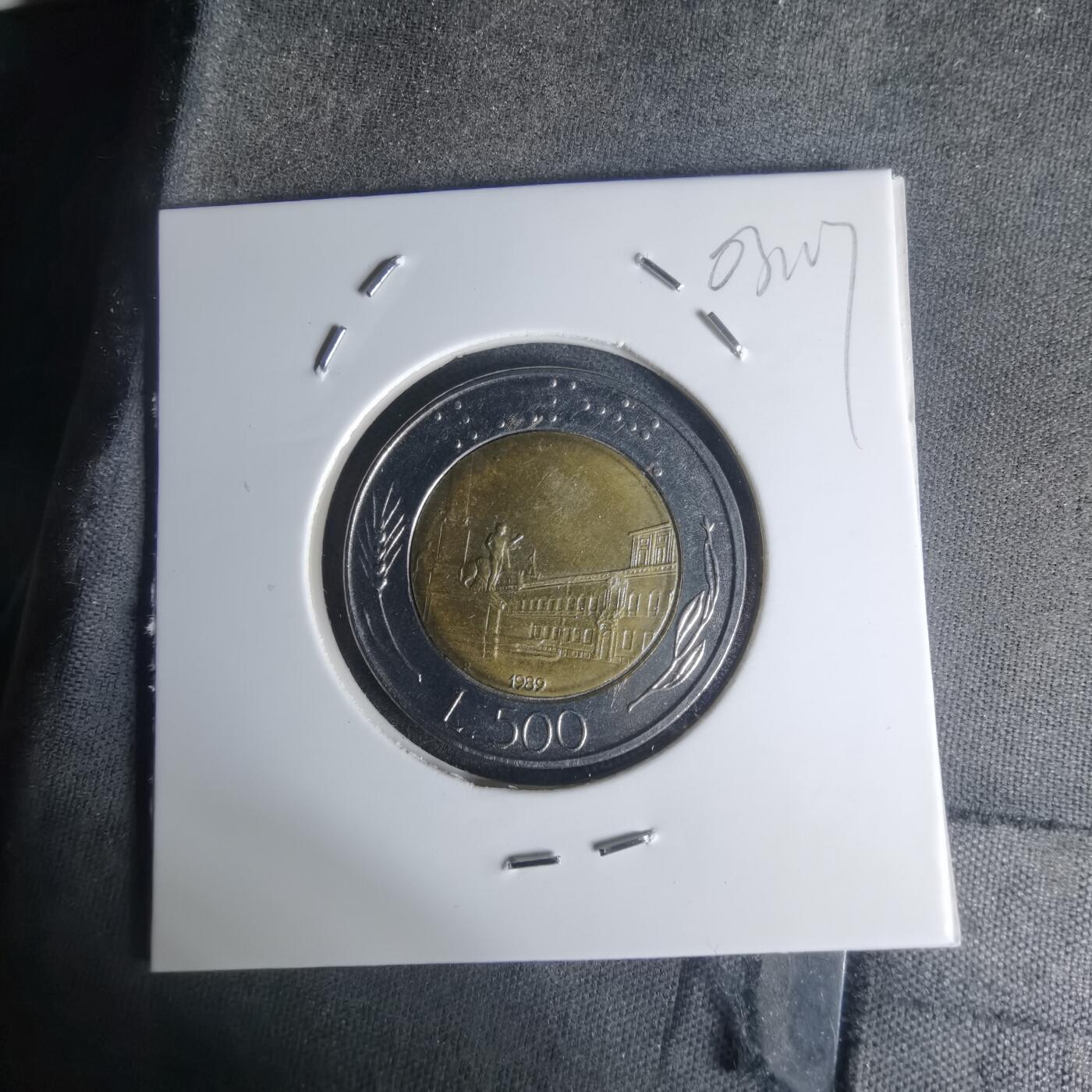 沼泽如烟--第1003场 意大利1989年500里拉