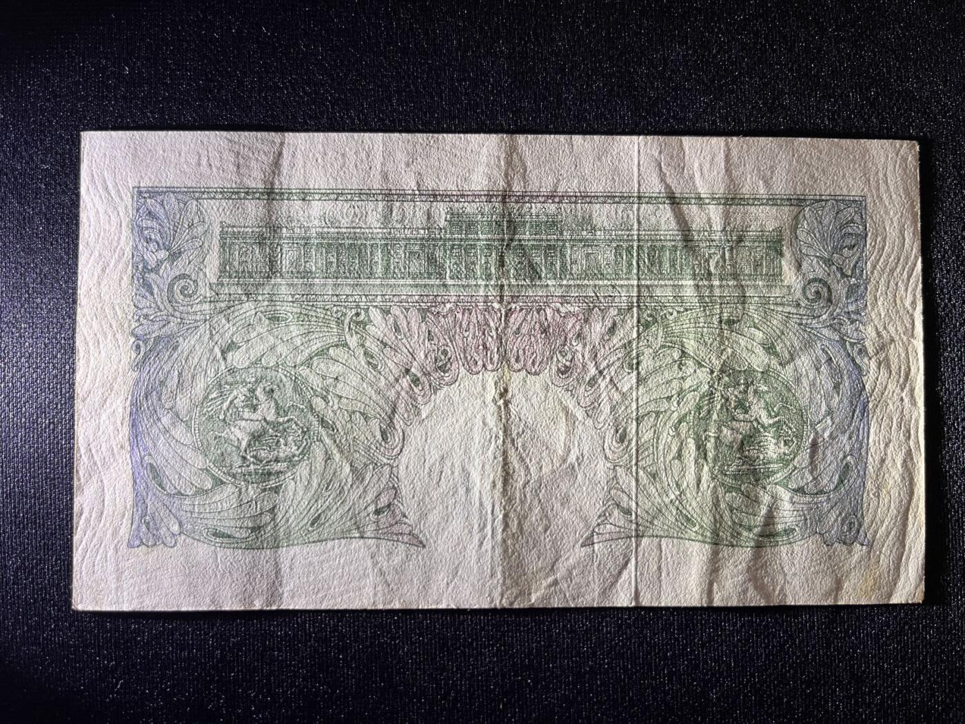 世界各国纸币拍卖 1949年英国1英镑 实物图