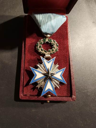老王徽章第184期 - 法属达荷美骑士级黑星勋章    原盒