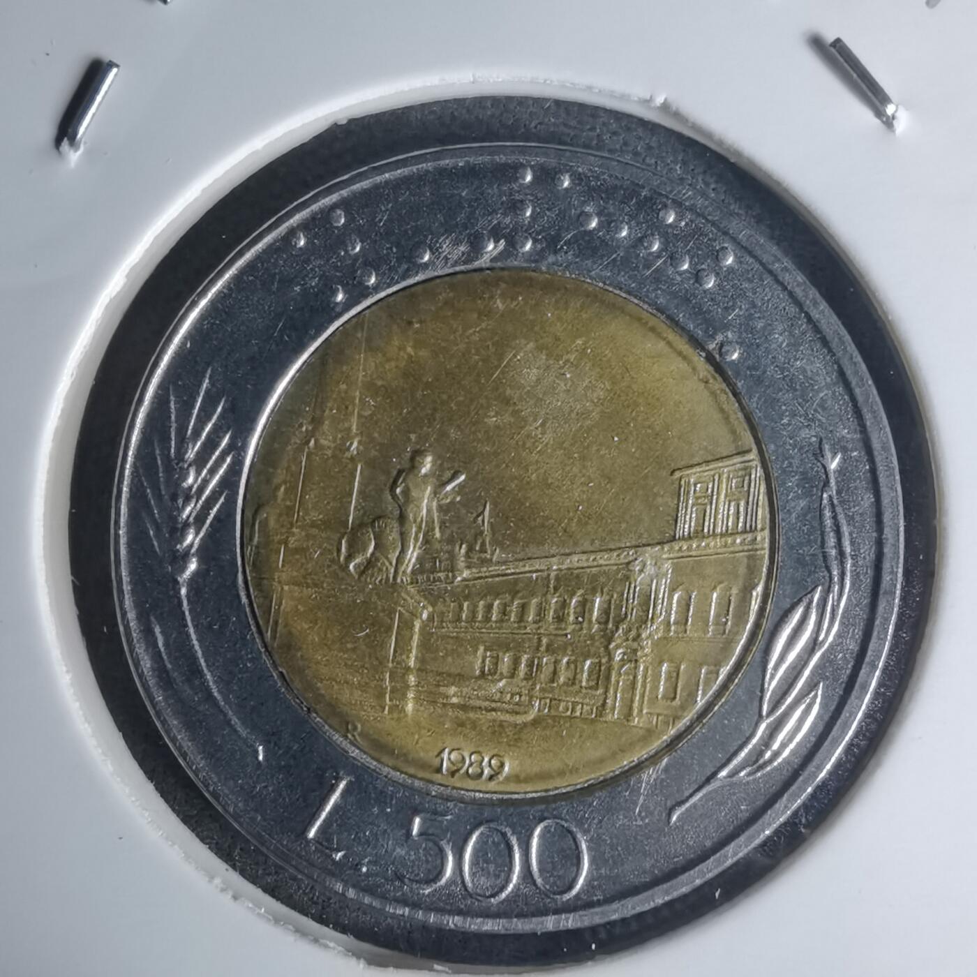 沼泽如烟--第1003场 意大利1989年500里拉