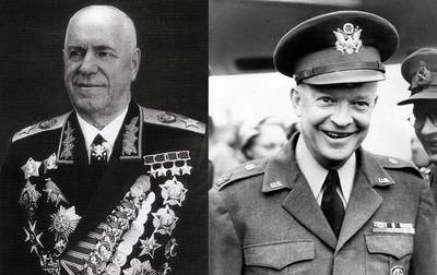 【艺术】法国艺术大章 二战盟军瓜分德国朱可夫艾森豪威尔蒙哥马利柯尼希 高浮雕精制超大镀银章 68MM厚6MM 206克 【艺术】法国艺术大章 二战盟军瓜分德国朱可夫艾森豪威尔蒙哥马利柯尼希 高浮雕精制超大镀银章 68MM厚6MM 206克