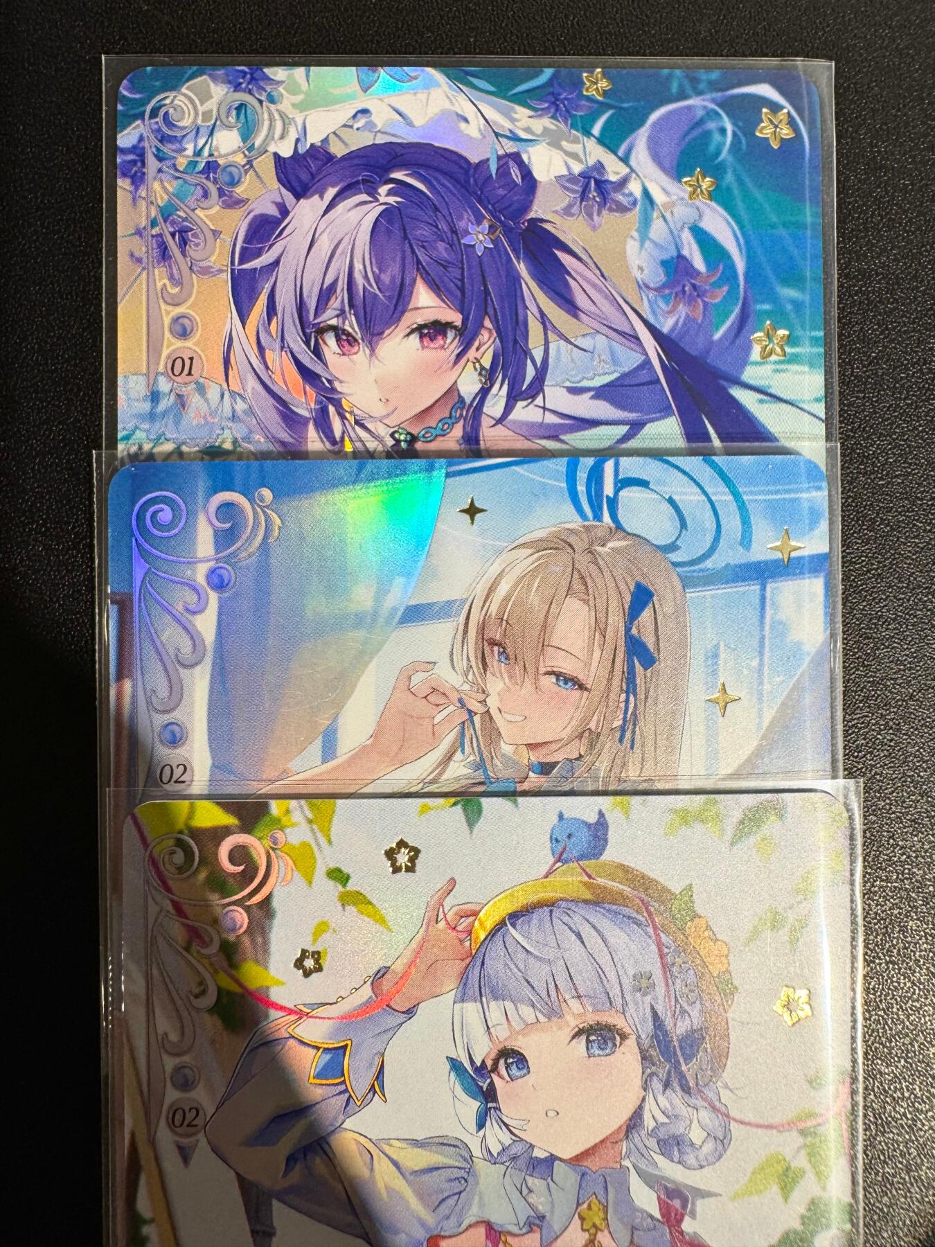 NO.25.5 好又多妹卡大赏，新店点关注不迷路！每周一站式配齐，方便凑单！（周6晚9点截拍，卖家送拍0抽成！） 京珞卡牌 风月女神 3张 彩闪