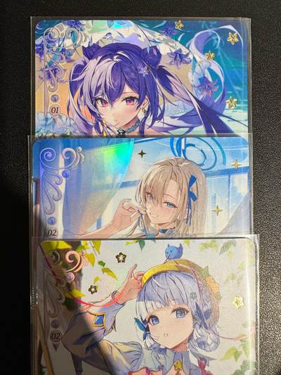 NO.25.5 好又多妹卡大赏，新店点关注不迷路！每周一站式配齐，方便凑单！（周6晚9点截拍，卖家送拍0抽成！） - 京珞卡牌 风月女神 3张 彩闪