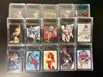 NO.25.5 好又多妹卡大赏，新店点关注不迷路！每周一站式配齐，方便凑单！（周6晚9点截拍，卖家送拍0抽成！） - 【10P套】焱卡 Art毒瘤 炫彩评级15张一套