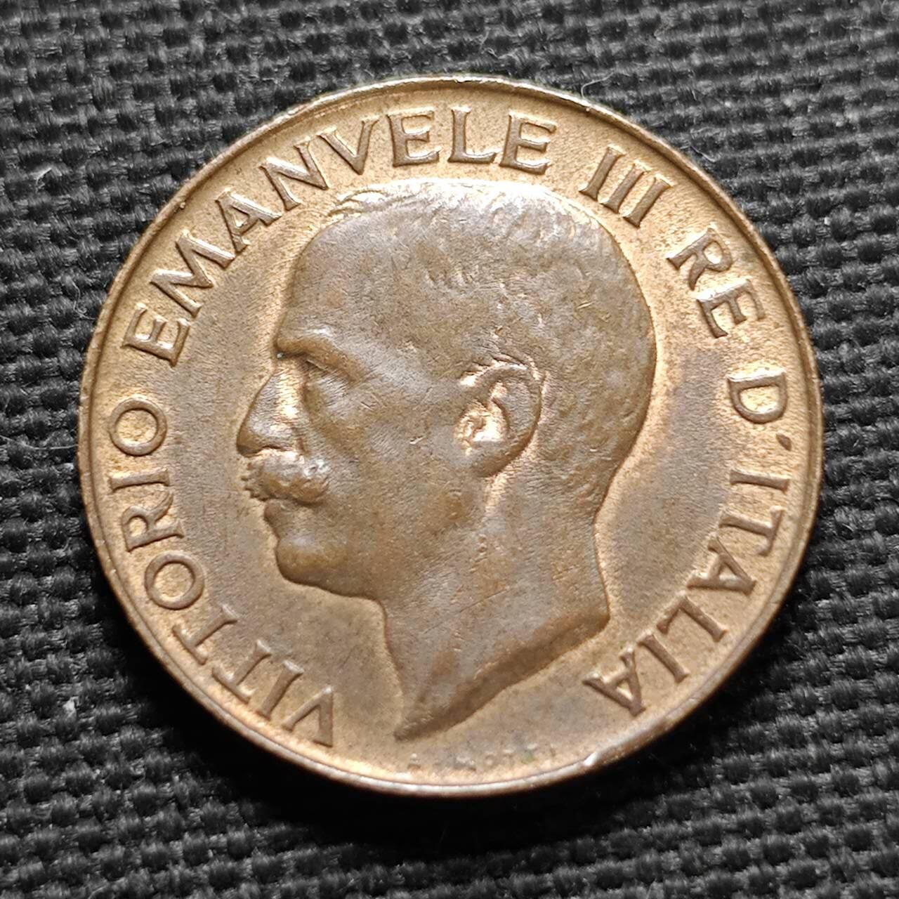 KK钱币收藏小铺  第397期 百期特怕（四拍之一） 2月预留时间 周末发货  1921意大利5分铜币 MS品可评级