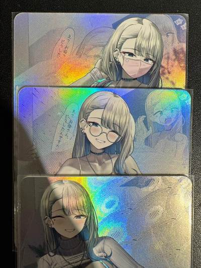 NO.25.5 好又多妹卡大赏，新店点关注不迷路！每周一站式配齐，方便凑单！（周6晚9点截拍，卖家送拍0抽成！） - 私次元卡牌 家庭教师小套 3张 彩闪