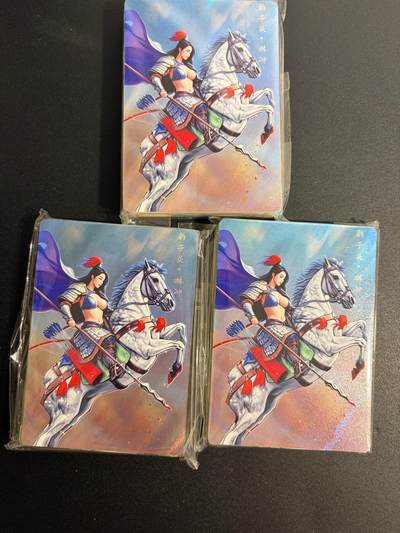 NO.25 好又多金牌大场，新年专场（下）马到成功，万事亨通！每周一站式配齐，方便凑单！（周6晚9点截拍，卖家送拍0抽成！） - 水泊娘山 彩闪卡20张 3套共60张 63*88国际卡尺寸