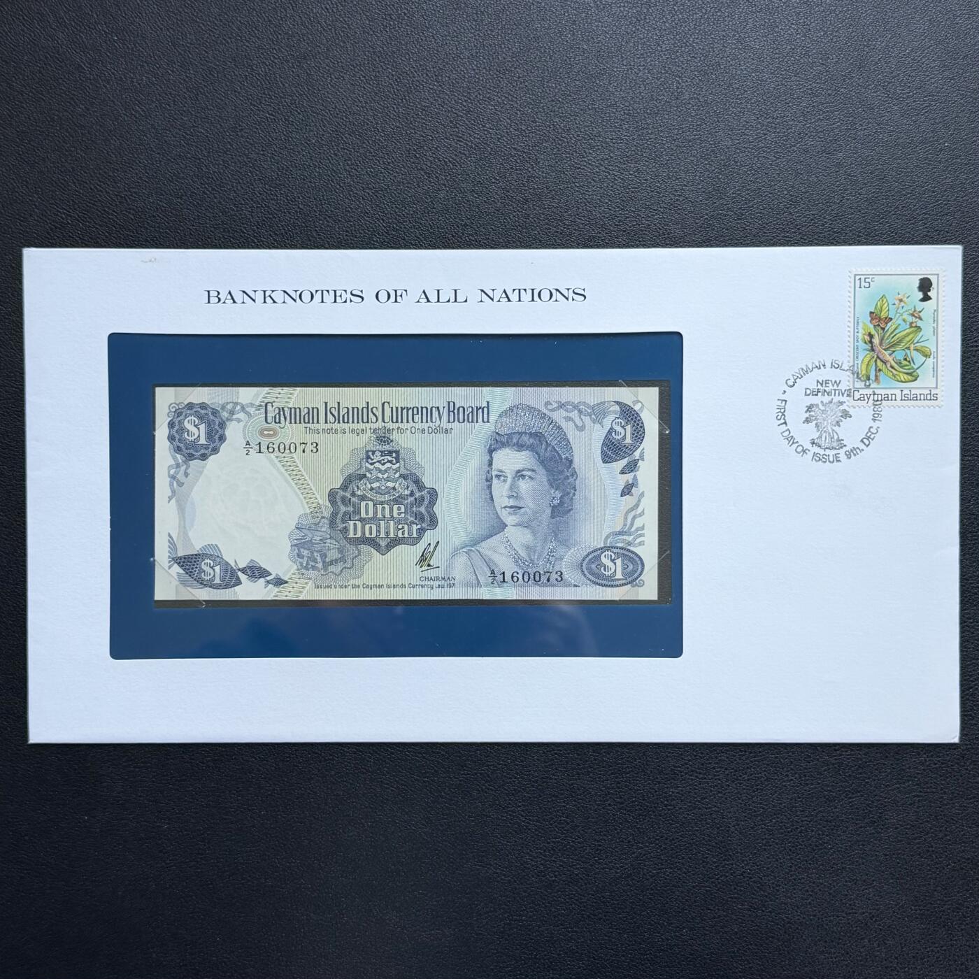 ＜星葵🌻钱币社＞非全新纸币场第70期·3月1日发货 〈邮币封〉开曼1979年女王1元纸币