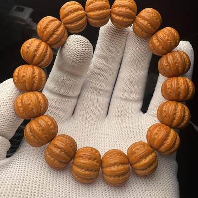 猴头精雕京八棱手串 - 猴头精雕京八棱手串