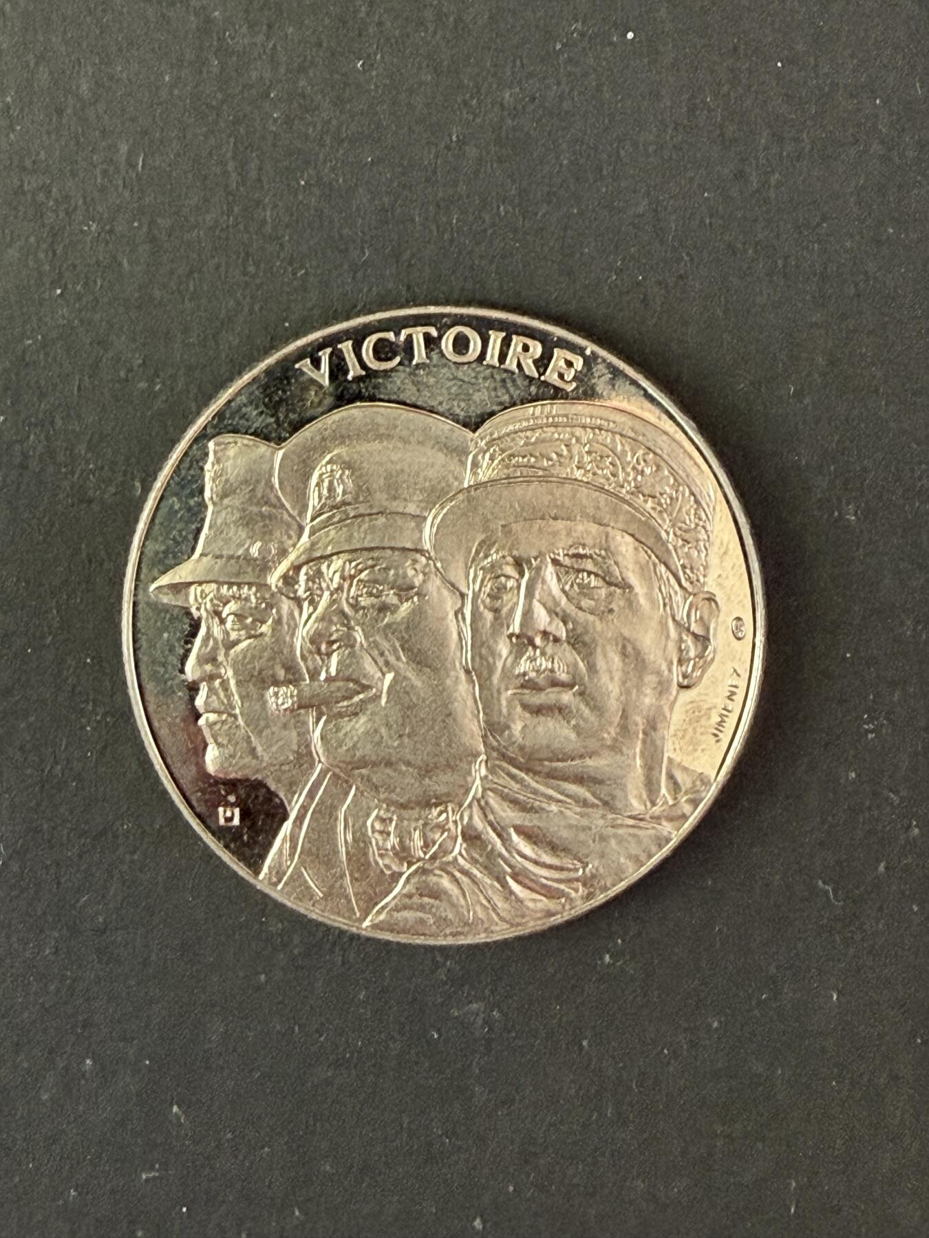 海外回流春节专场（三） 法国回流纪念章（4.1cm，31.1g）