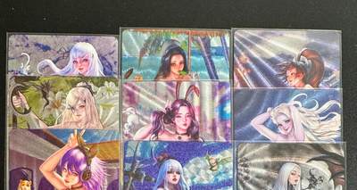 NO.25.5 好又多妹卡大赏，新店点关注不迷路！每周一站式配齐，方便凑单！（周6晚9点截拍，卖家送拍0抽成！） - ACG美少女 艺术卡 1套9张 粗闪