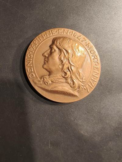 老王徽章第184期 - 法国机械工业联合会大铜章    直径44mm    重量48.9g