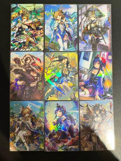 NO.25.5 好又多妹卡大赏，新店点关注不迷路！每周一站式配齐，方便凑单！（周6晚9点截拍，卖家送拍0抽成！） - 疾风卡牌 三国美女03 1套9张 彩闪