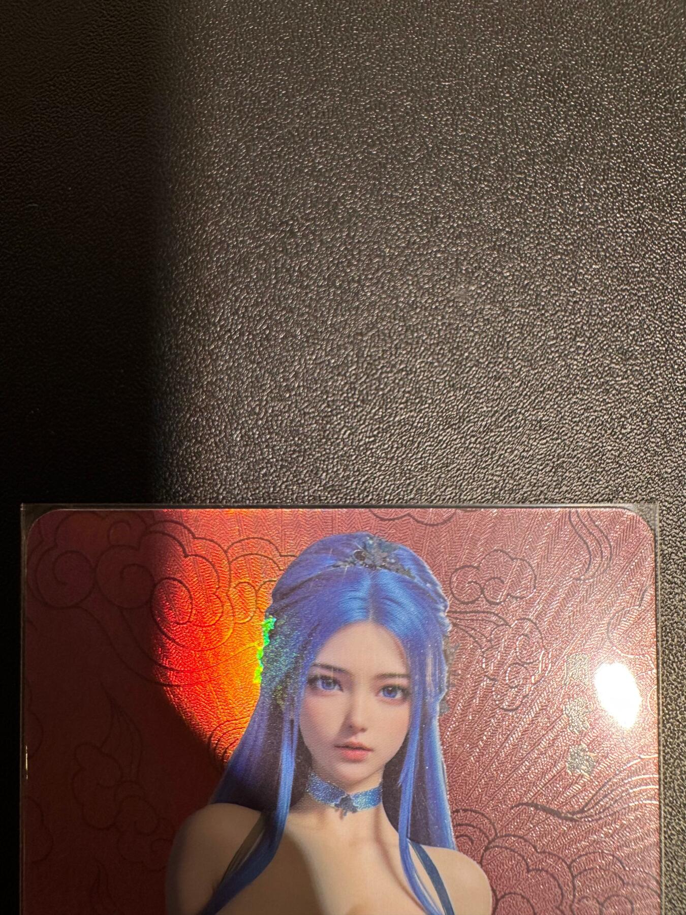 NO.25.5 好又多妹卡大赏，新店点关注不迷路！每周一站式配齐，方便凑单！（周6晚9点截拍，卖家送拍0抽成！） 嘎嘎鸭卡牌 红底满赠卡 艺术卡 周紫雨 1张 彩闪