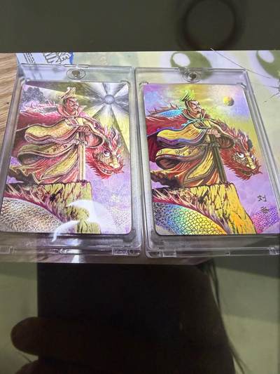 NO.25 好又多金牌大场，新年专场（上）一马当先，大吉大利！每周一站式配齐，方便凑单！（周5晚9点截拍，卖家送拍0抽成！） - 万享 三国斗星录 刘备 彩闪+粗闪 带原封卡砖