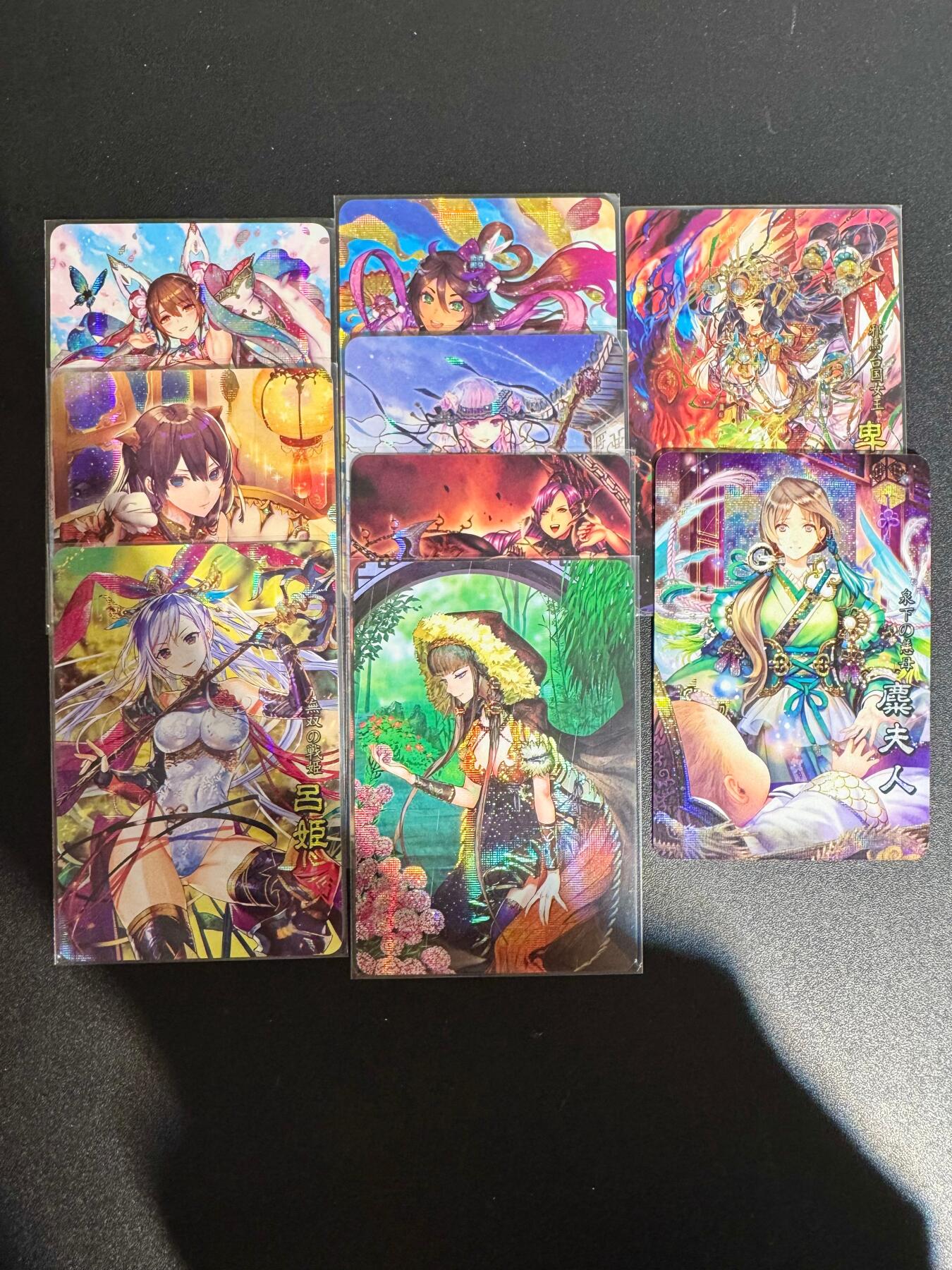 NO.25.5 好又多妹卡大赏，新店点关注不迷路！每周一站式配齐，方便凑单！（周6晚9点截拍，卖家送拍0抽成！） 疾风卡牌 三国美女06 1套9张 彩闪