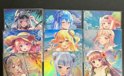 NO.25.5 好又多妹卡大赏，新店点关注不迷路！每周一站式配齐，方便凑单！（周6晚9点截拍，卖家送拍0抽成！） - 泳装少女 1套9张 彩闪