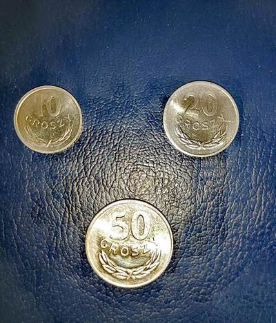 全新波兰1983、85、82年10、20、50格鲁希原光靓品硬币3枚一组 - 全新波兰1983、85、82年10、20、50格鲁希原光靓品硬币3枚一组