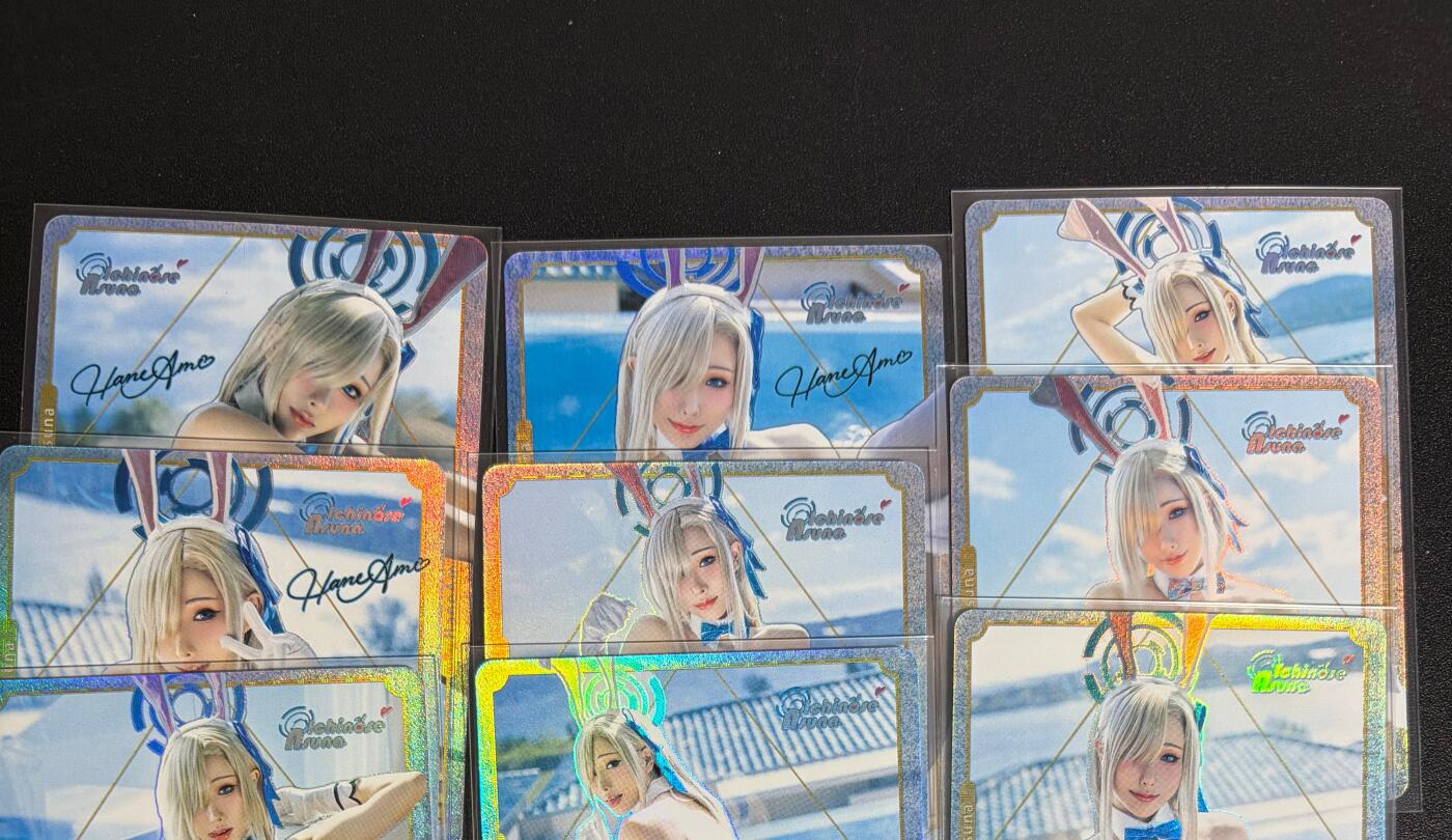 NO.25.5 好又多妹卡大赏，新店点关注不迷路！每周一站式配齐，方便凑单！（周6晚9点截拍，卖家送拍0抽成！） cos卡 彩闪9张 背后拼图