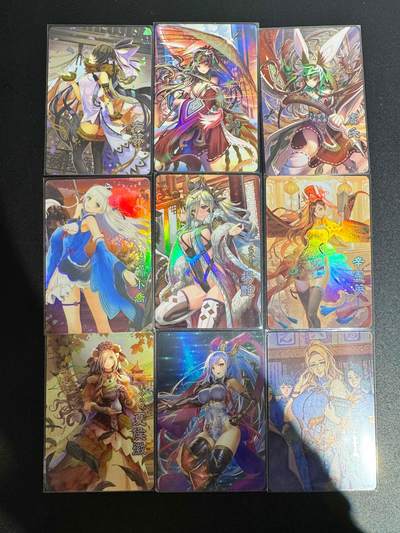 NO.25.5 好又多妹卡大赏，新店点关注不迷路！每周一站式配齐，方便凑单！（周6晚9点截拍，卖家送拍0抽成！） - 疾风卡牌 三国美女08 1套9张 彩闪