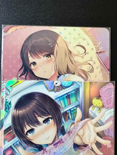 NO.25.5 好又多妹卡大赏，新店点关注不迷路！每周一站式配齐，方便凑单！（周6晚9点截拍，卖家送拍0抽成！） - 绘天阁 艺术卡 单卡系列 JK 2张 彩闪