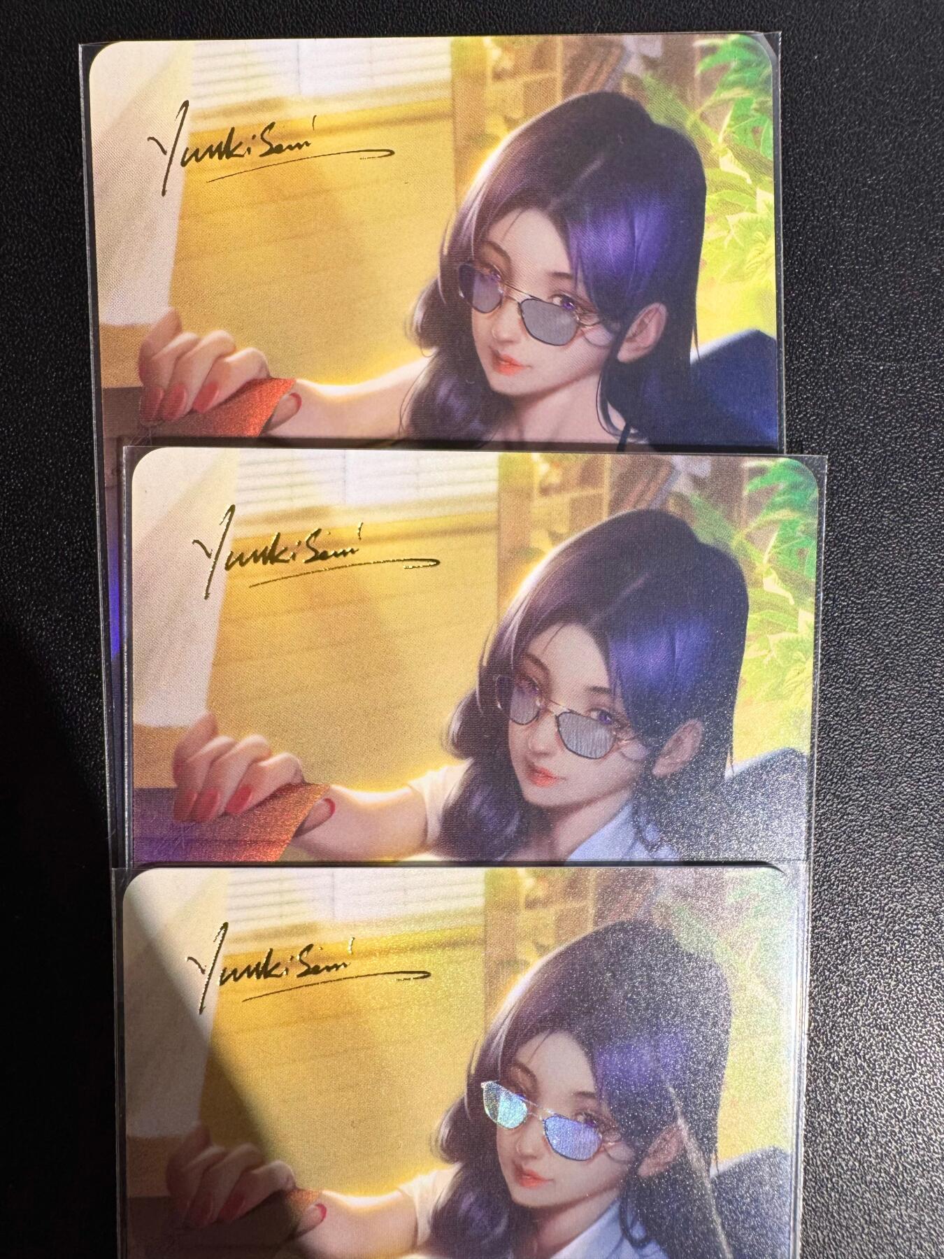 NO.25.5 好又多妹卡大赏，新店点关注不迷路！每周一站式配齐，方便凑单！（周6晚9点截拍，卖家送拍0抽成！） 燎原卡牌X梦想家卡牌 双生表 结城千里 3渐变 彩闪