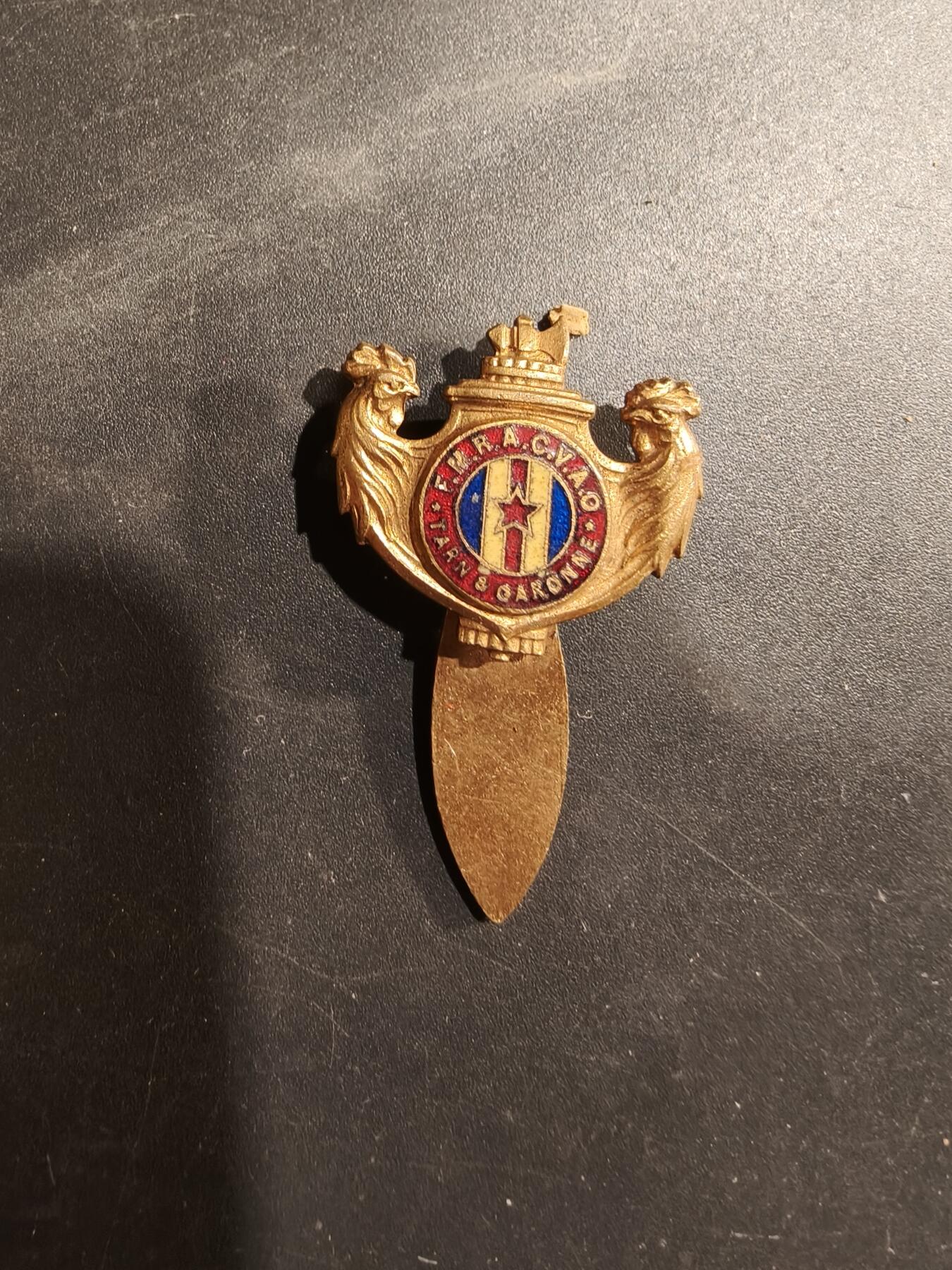 老王徽章第184期 法国塔恩加龙省老兵协会证章