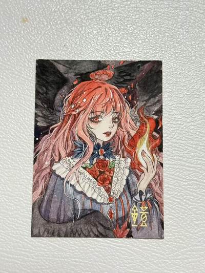 NO.25 好又多金牌大场，新年专场（上）一马当先，大吉大利！每周一站式配齐，方便凑单！（周5晚9点截拍，卖家送拍0抽成！） - 【1/1手绘卡】 画师：伏喵子 火少女