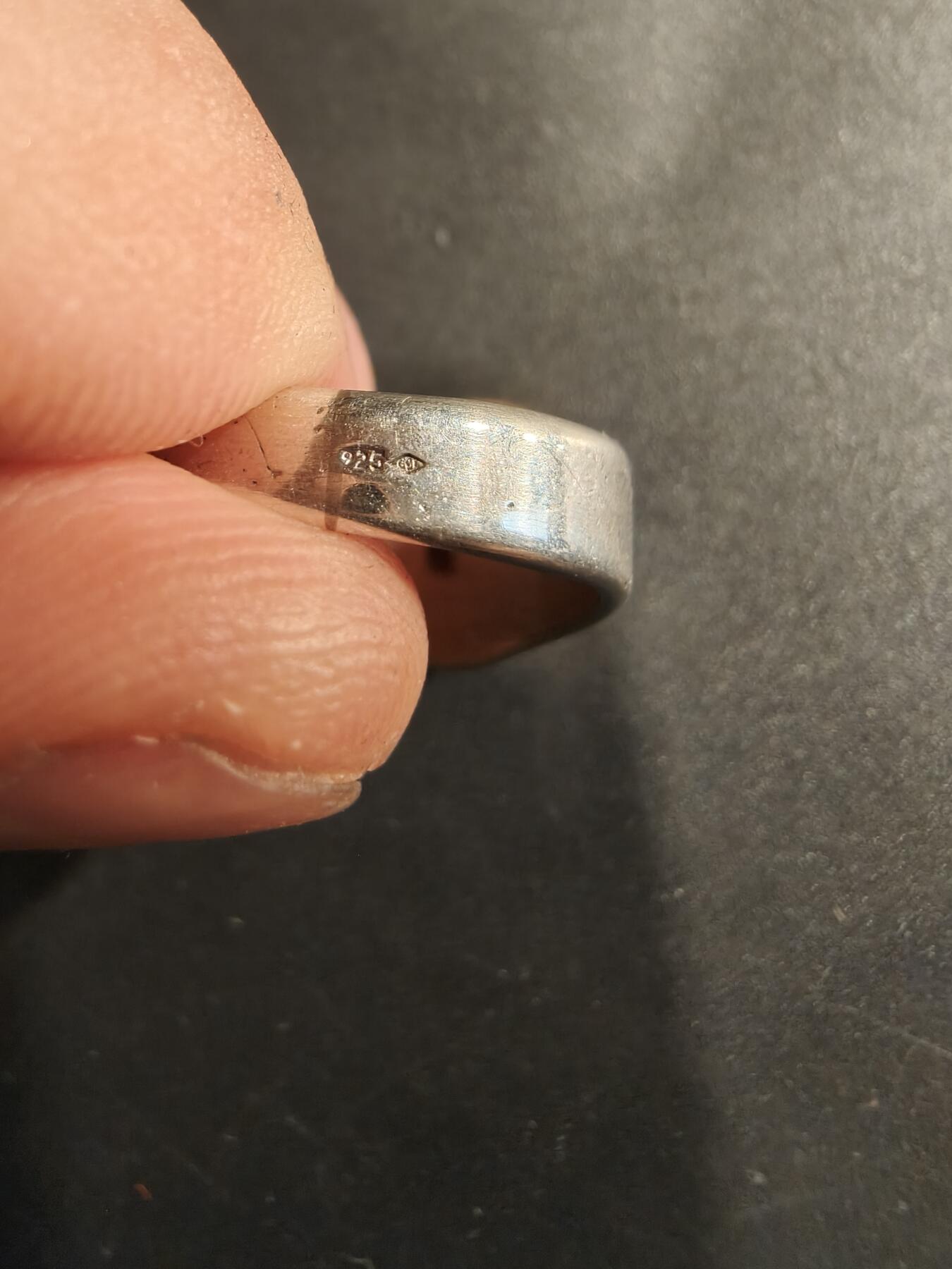 老王徽章第184期 欧洲银戒指    925银标    11g