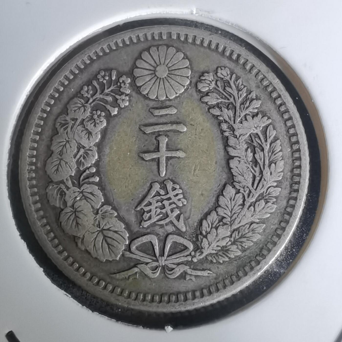 沼泽如烟--第1002场 明治三十二年龙二十钱银币