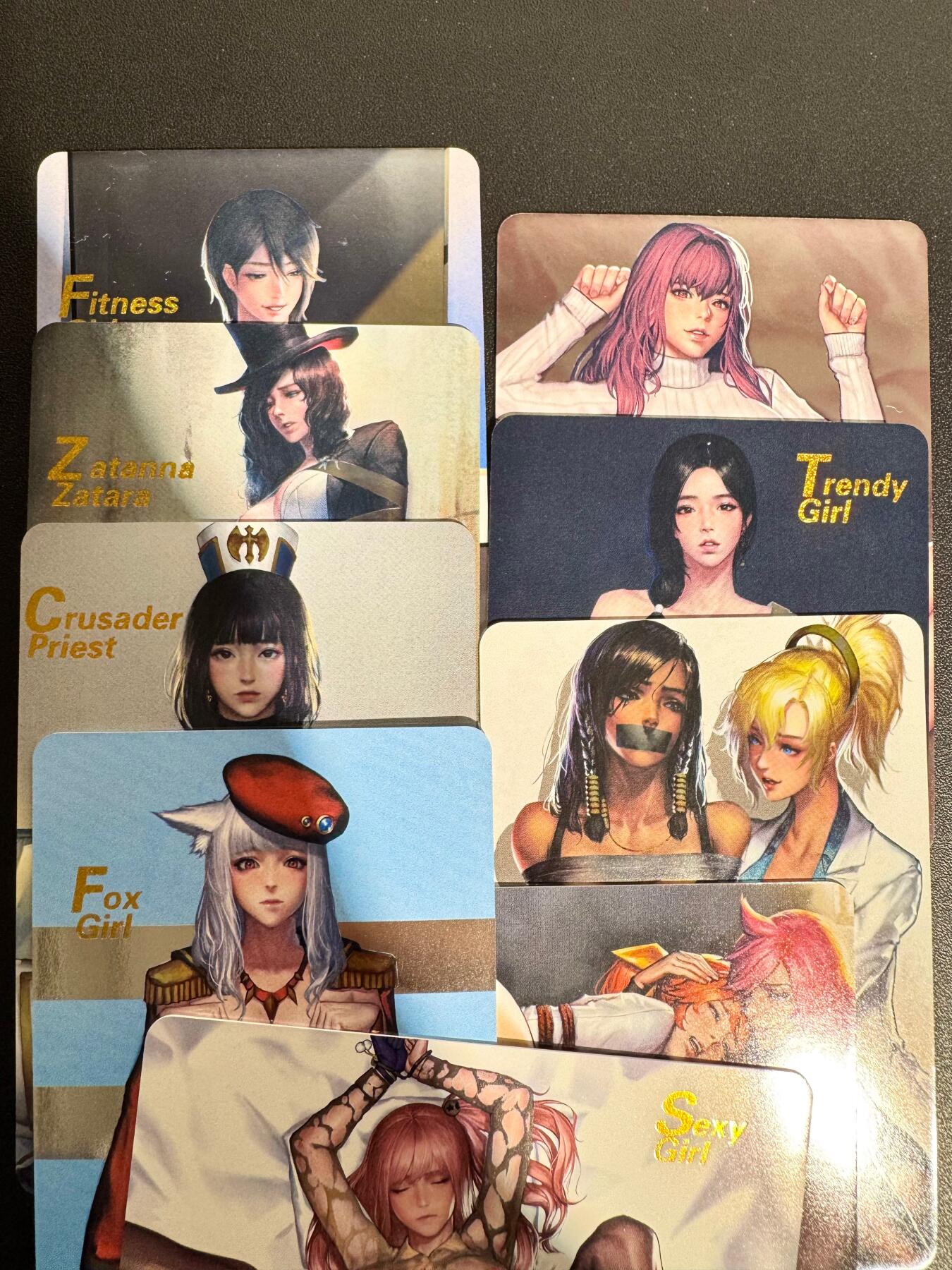 NO.25.5 好又多妹卡大赏，新店点关注不迷路！每周一站式配齐，方便凑单！（周6晚9点截拍，卖家送拍0抽成！） 玩卡秀 艺术卡 韩漫 1套9张 彩闪