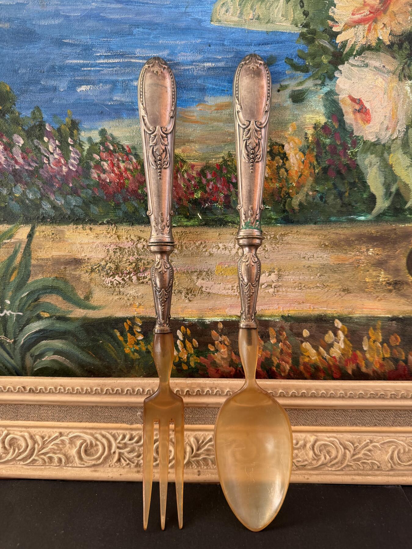 海外回流春节专场（三） 法国回流19世纪餐具（长：28cm，重：158.7g）