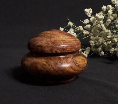 零元拍：海南黄花梨 手把件 品香罐，尺寸约：4×5.8CM  - 零元拍：海南黄花梨 手把件 品香罐，尺寸约：4×5.8CM 