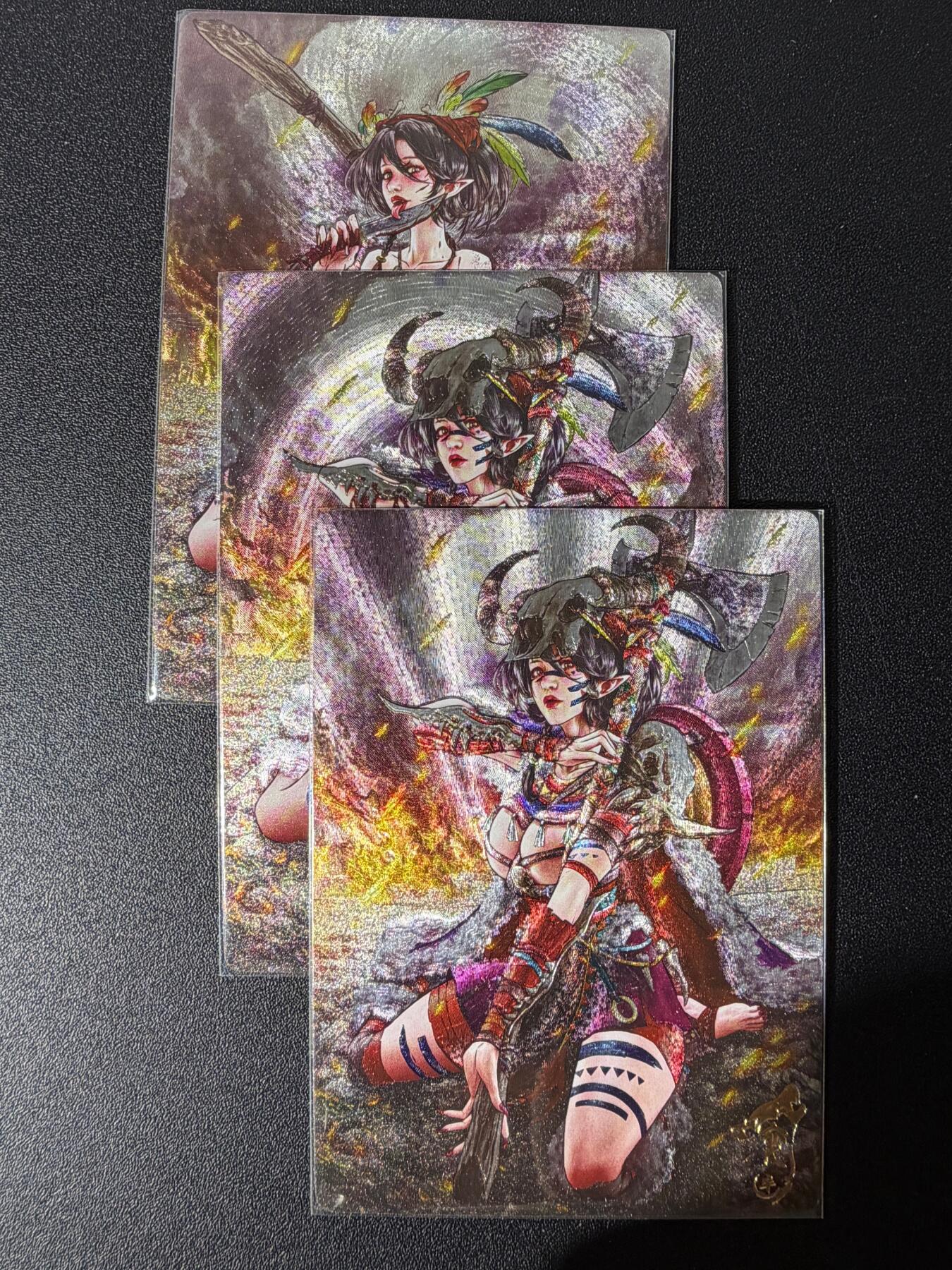 NO.25.5 好又多妹卡大赏，新店点关注不迷路！每周一站式配齐，方便凑单！（周6晚9点截拍，卖家送拍0抽成！） 卡玩帕克 异界象弈姬 卒 粗闪三渐变