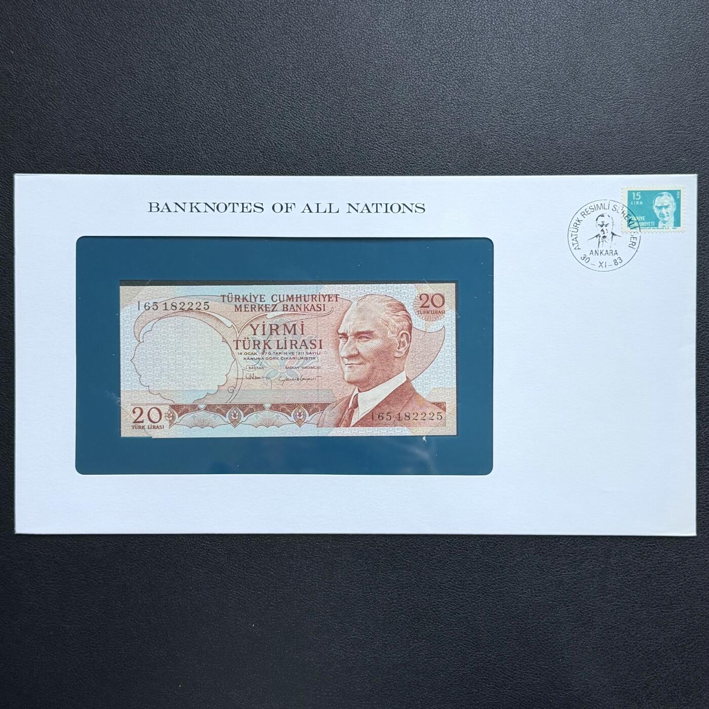 ＜星葵🌻钱币社＞非全新纸币场第70期·3月1日发货 〈邮币封〉土耳其1970年20里拉纸币
