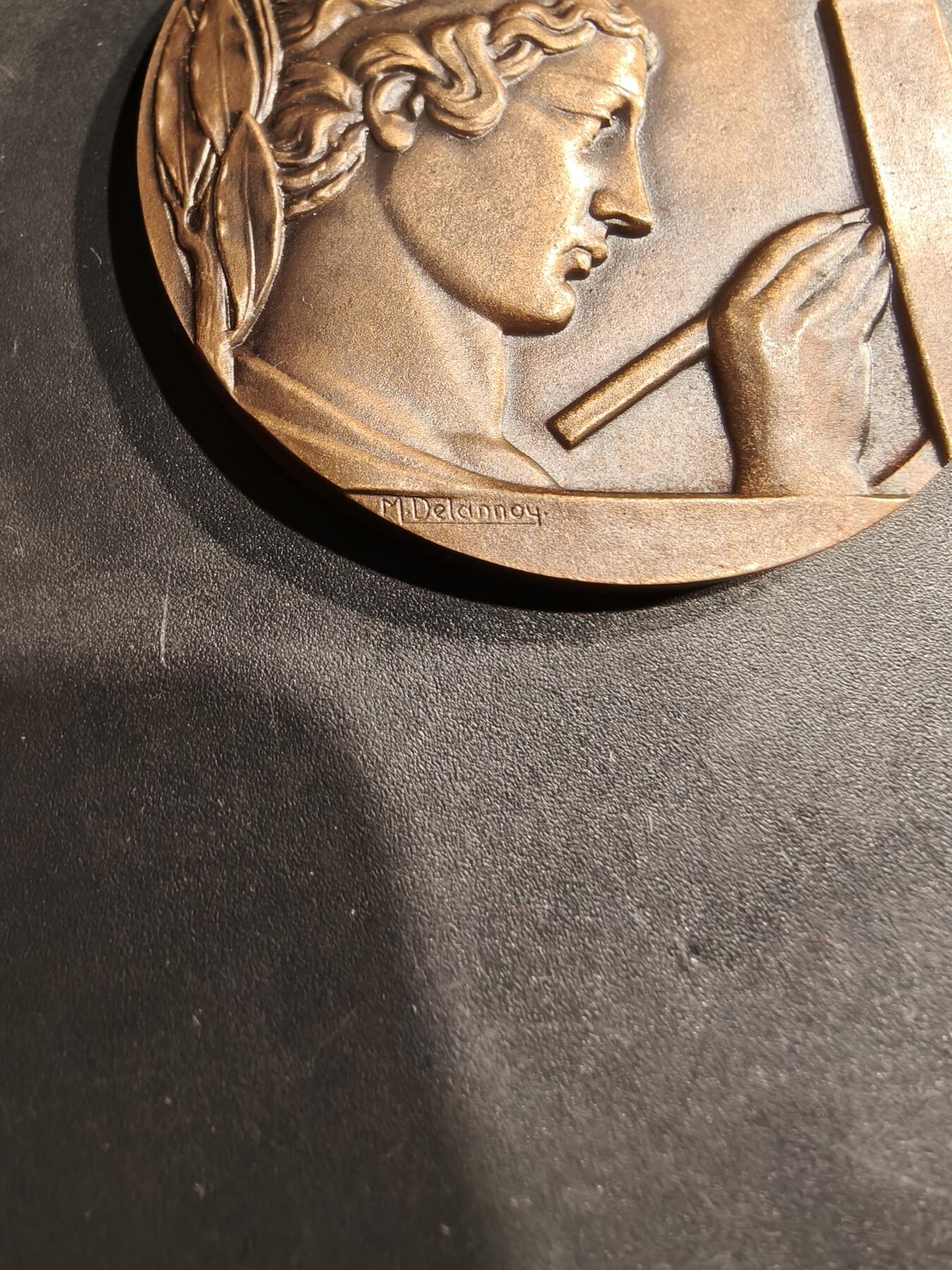 老王徽章第184期 法国无偿献血大铜章    直径50mm    重量52.7g