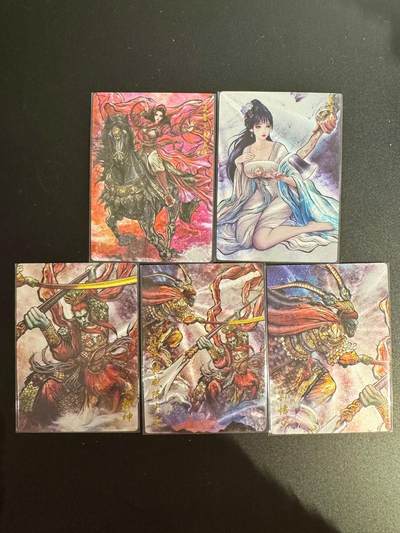 NO.25 好又多金牌大场，新年专场（上）一马当先，大吉大利！每周一站式配齐，方便凑单！（周5晚9点截拍，卖家送拍0抽成！） - 卡德曼 巾帼水浒完结弹 张建东 粗闪限编2张，无编3张（共5张）