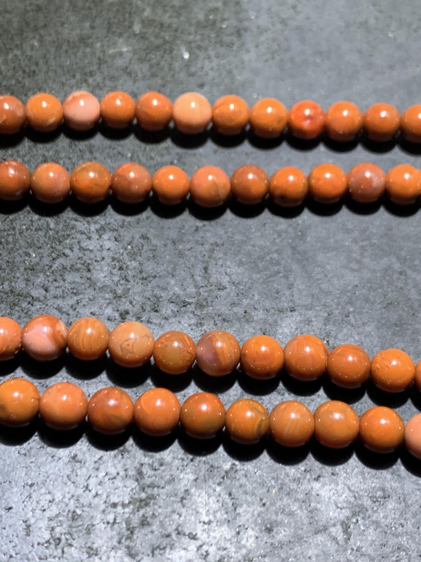 柿子红南红玛瑙多圈手串一条