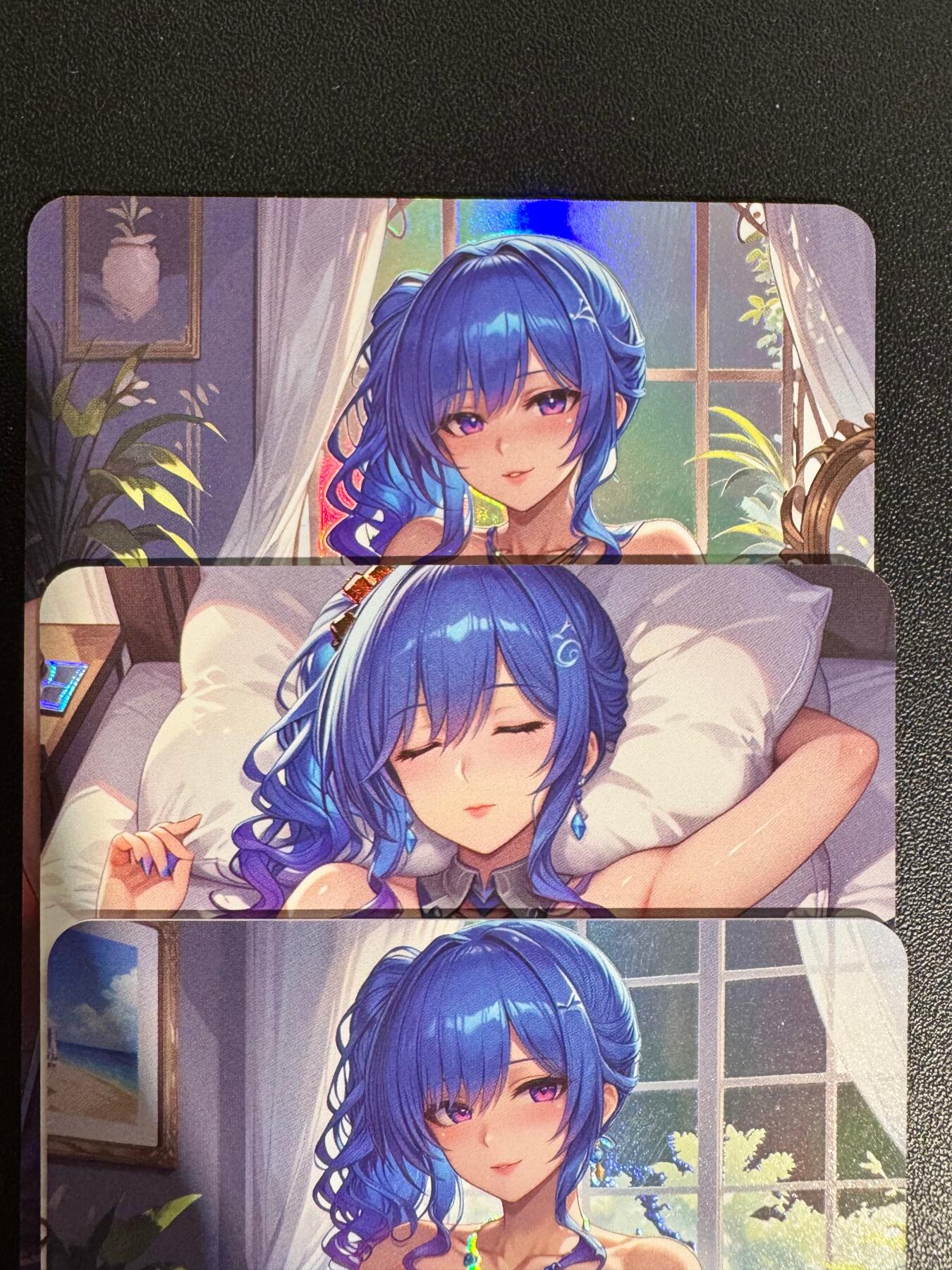 NO.25.5 好又多妹卡大赏，新店点关注不迷路！每周一站式配齐，方便凑单！（周6晚9点截拍，卖家送拍0抽成！） 绘天阁卡牌（次元鉴赏） 艺术卡 圣路易斯小套 3张 彩闪