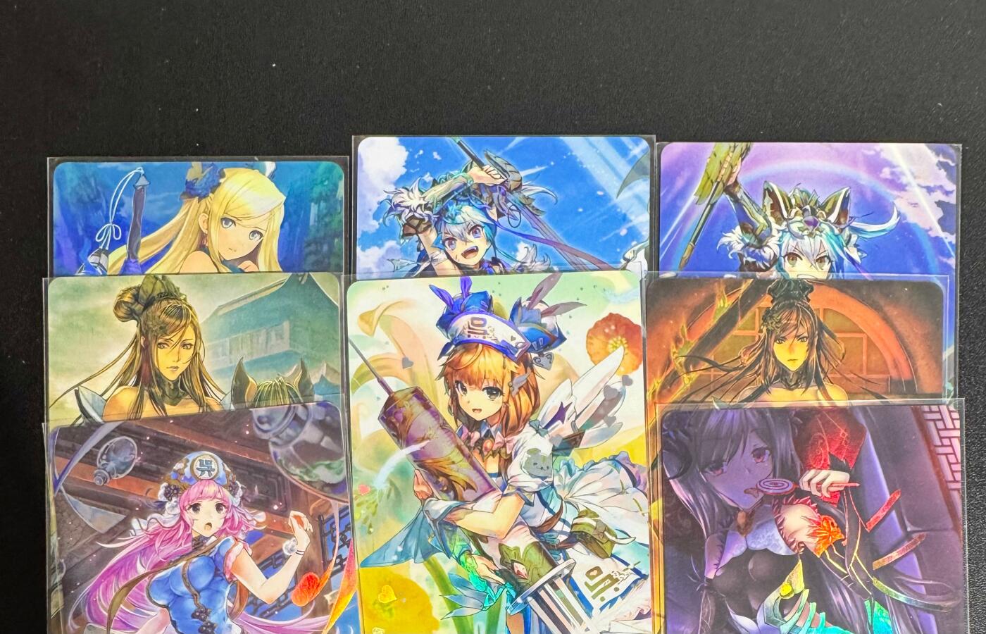 NO.25.5 好又多妹卡大赏，新店点关注不迷路！每周一站式配齐，方便凑单！（周6晚9点截拍，卖家送拍0抽成！） 疾风卡牌 三国美女 8张 彩闪