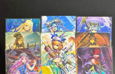 NO.25.5 好又多妹卡大赏，新店点关注不迷路！每周一站式配齐，方便凑单！（周6晚9点截拍，卖家送拍0抽成！） - 疾风卡牌 三国美女 8张 彩闪