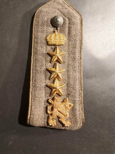 老王徽章第184期 - 瑞典王国步兵上校肩章