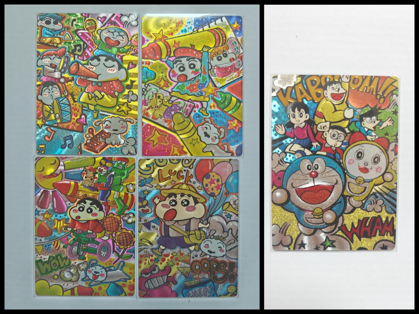 NO.25 好又多金牌大场，新年专场（下）马到成功，万事亨通！每周一站式配齐，方便凑单！（周6晚9点截拍，卖家送拍0抽成！） 奇点 蜡笔小新第一弹+哆啦A梦 粗闪5张