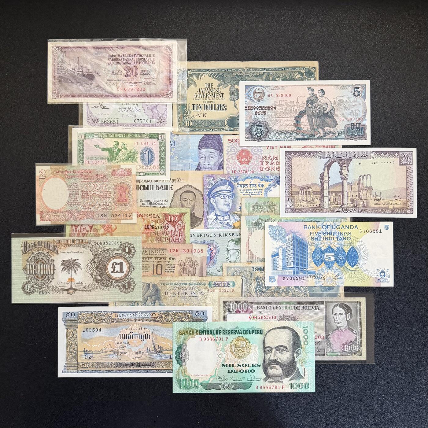 ＜星葵🌻钱币社＞非全新纸币场第70期·3月1日发货 多国家纸币若干