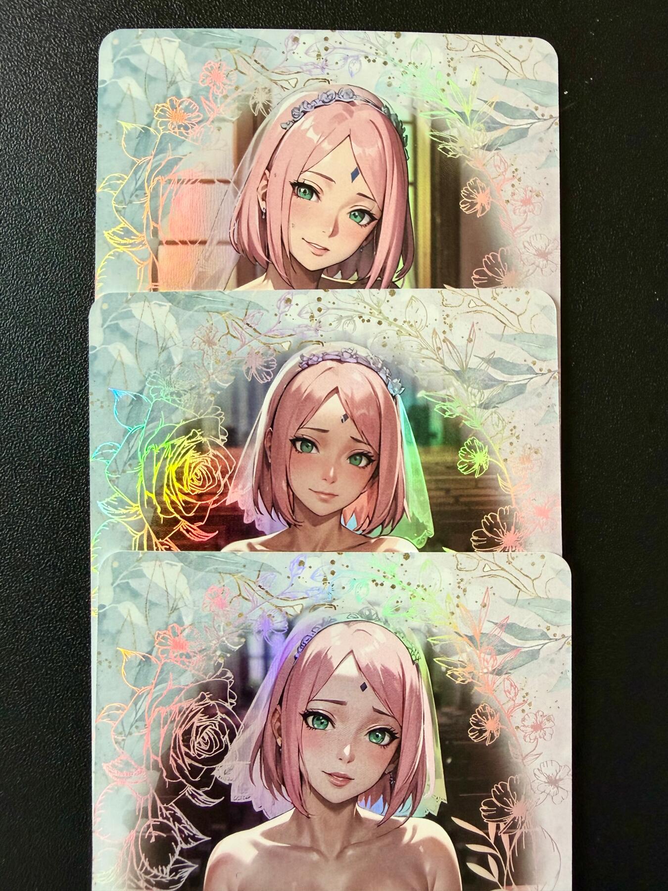 NO.25.5 好又多妹卡大赏，新店点关注不迷路！每周一站式配齐，方便凑单！（周6晚9点截拍，卖家送拍0抽成！） 彩闪 火影 花嫁春野樱小套卡