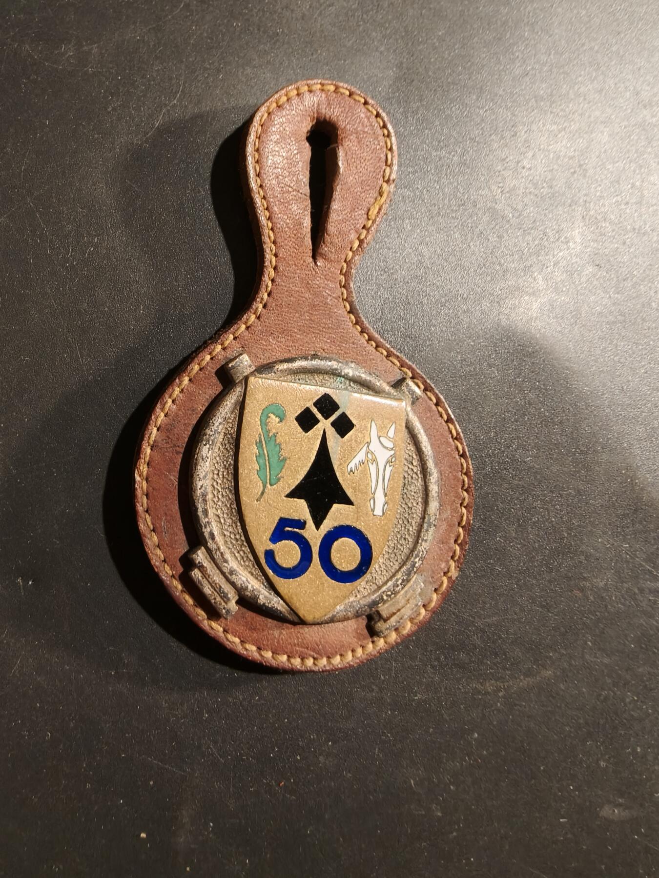 老王徽章第184期 法国陆军第50炮兵团证章