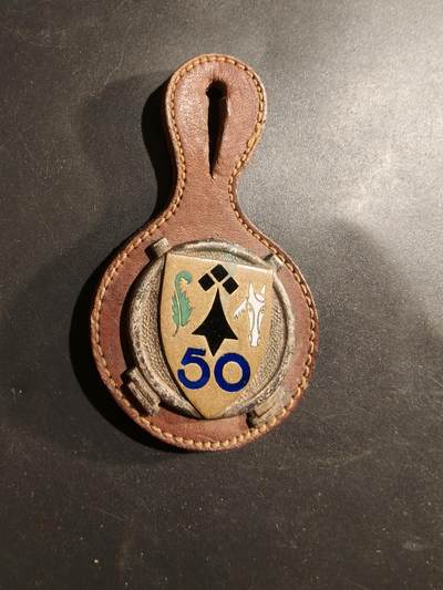 老王徽章第184期 - 法国陆军第50炮兵团证章