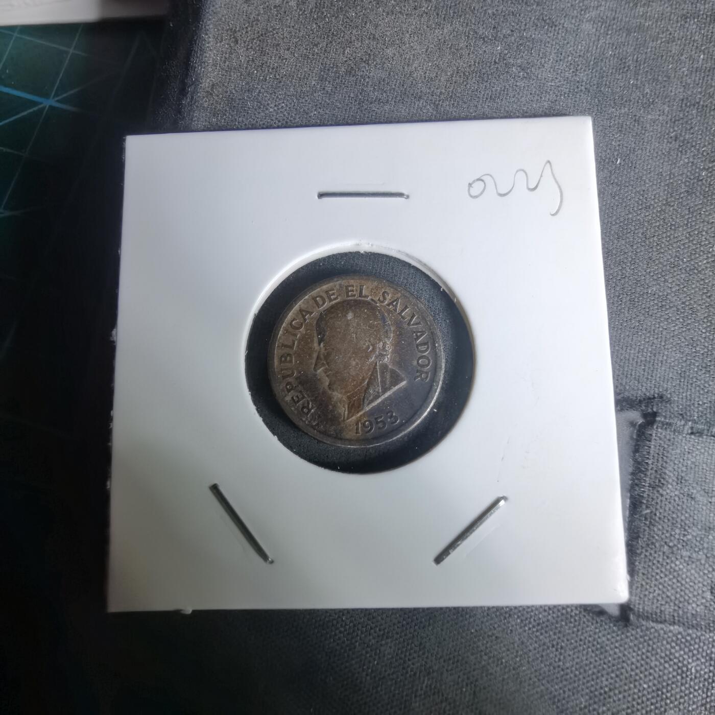 沼泽如烟--第1002场 萨尔瓦多1953年25分银币 独年版