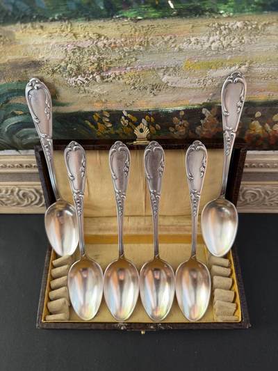 海外回流精品拍卖（五一专场） 法国回流老包银勺子（长14.6cm，合计重：172.5g，有款）