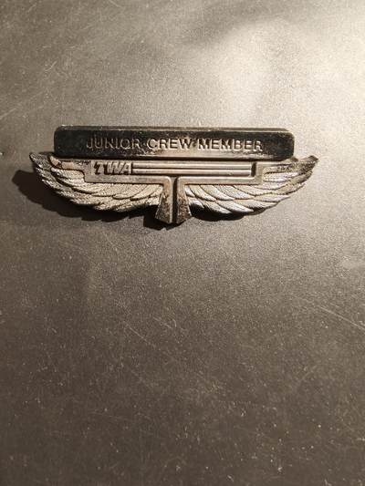 老王徽章第184期 - 美国环球航空公司初级飞行员徽章